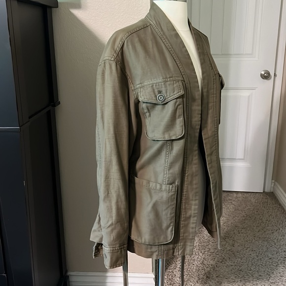 Free People 100% Cotton Military Style Jacket - Size XS - Picture 4 of 9